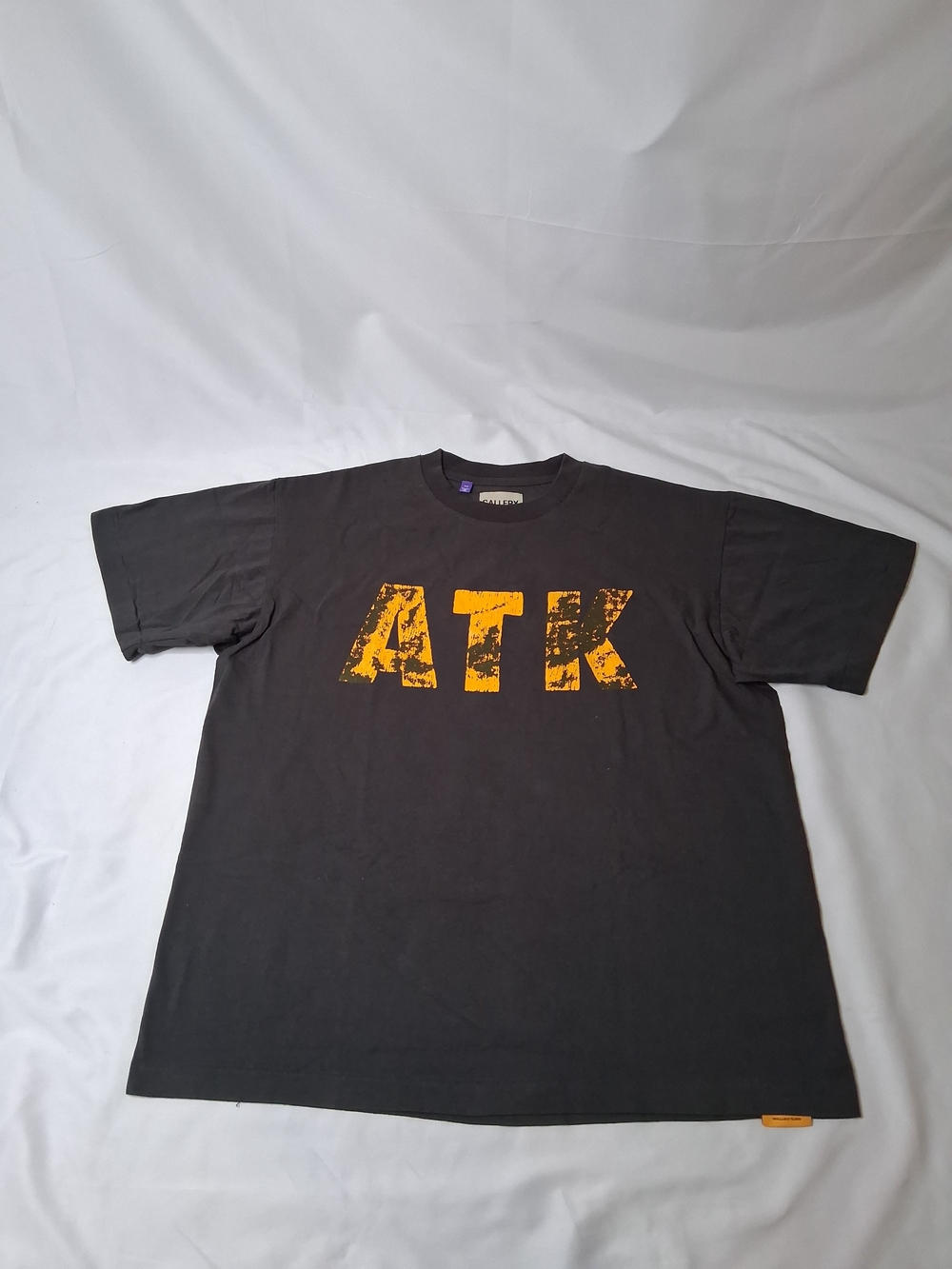 Gallery Dept Distressed ATK Washed Black Tee